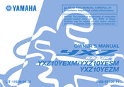Yamaha YXZ 1000R SS 2020 Owner's Manual
