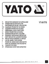 YATO YT-81775 Original Instructions Manual