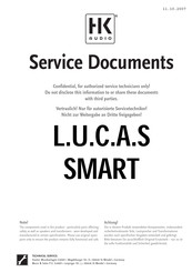 Hk Audio L.U.C.A.S SMART Service Documents
