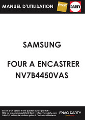 Samsung NV7B4450VAS User & Installation Manual