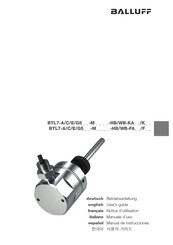 Balluff BTL7-A/C/E/G5 M HB/WB-KA K Series User Manual