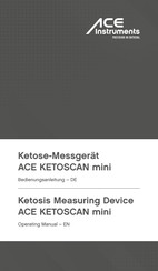 ACE INSTRUMENTS ACE KETOSCAN mini Operating Manual