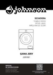 Johnson JDRY8B1 Instruction Manual
