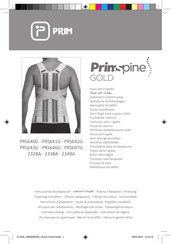 Prim Primspine GOLD 233BA Fitting Instructions Manual