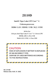 Lex System 2I110D Manual
