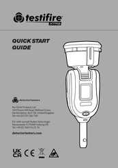 Detectortesters testifire XTR2 Quick Start Manual