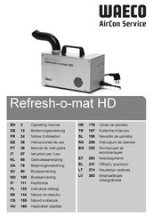 Waeco Refresh-o-mat HD Operating Manual