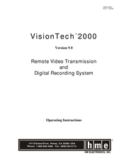HME VisionTech 2000 Operating Instructions Manual