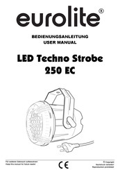 EuroLite LED Techno Strobe 250 EC User Manual