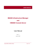 Opengear CM4000 User Manual