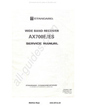 Standard AX700E Service Manual