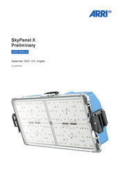 ARRI SkyPanel X Preliminary User Manual