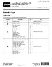 Toro 08865 Installation Instructions Manual