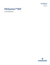 Emerson PACSystems RSTi User Manual