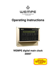 WEMPE PRO 20097/W Operating Instructions Manual