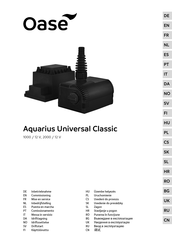 Oase Aquarius Universal Classic Commissioning