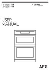 AEG DCS531160M User Manual