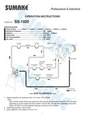 Sumake SS-1920 Original Instructions Manual