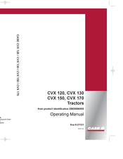 Case IH CVX 150 Operating Manual