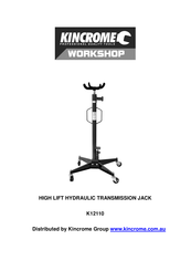 kincrome K12110 Owner's Assembly And Operating Manual
