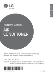 LG AS-W096MMF5 Owner's Manual
