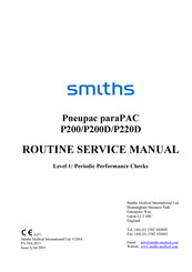 Smiths paraPAC P220D Routine Service Manual