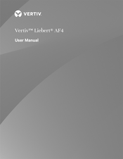 Vertiv Liebert AF4 User Manual