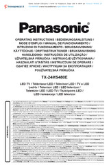 Panasonic TX-24MS480E Operating Instructions Manual