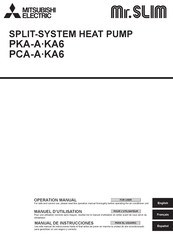 Mitsubishi Electric PKA-A36KA6 Operation Manual
