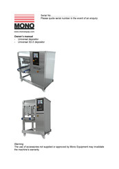 Mono Universal 3D-X depositor Owner's Manual