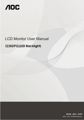 AOC I2360PQ User Manual