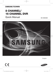 Samsung SRD-1680D Quick Manual