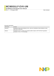 NXP Semiconductors MCIMX8ULP-EVK User Manual