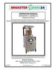 Broaster ES24 Operation Manual