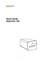Plustek OpticFilm 120 Quick Manual