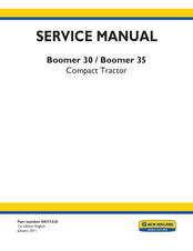 New Holland Boomer 35 Service Manual