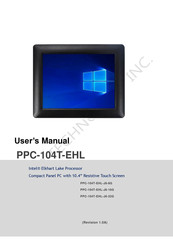 ICOP Technology PPC-104T-EHL Series User Manual