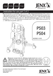 Jenx PS03 Instructions For Use Manual