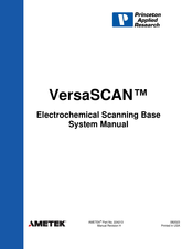 Ametek VersaSCAN System Manual