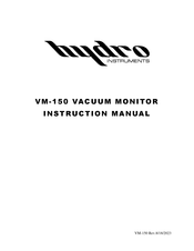 Hydro Instruments VM-150 Instruction Manual