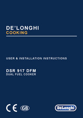 DeLonghi DSR 917 DFM User & Installation Instructions Manual
