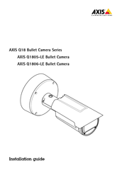 Axis Q1805-LE Installation Manual