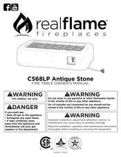 RealFlame C568LP Owner's Manual