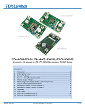 TDK-Lambda i7C A-C03-EVK-S1 Series Manual