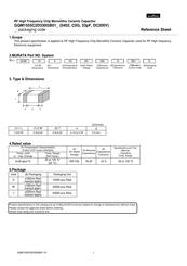 Murata GQM1555C2D330GB01D Reference Sheet