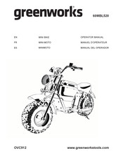 GreenWorks 60MBL520 Operator's Manual