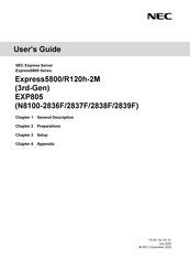 NEC Express5800/R120h-2M User Manual
