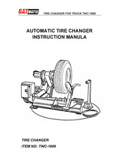 GATmatic TWC-1600 Instruction Manual