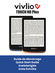 Vivlio TOUCH HD Plus Quick Start Manual