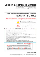 London Electronics MAXI-INT2-L Mk.2 Manual